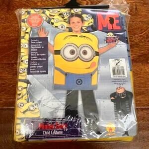 DESPICABLE ME Minion Dave Child Costume Small 4-6 Halloween Dress Up